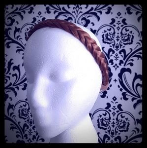 Dirty-Blonde Faux Braid Headband